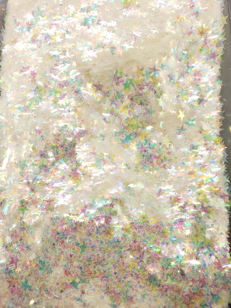Star - Rainbow Iridescent Glitter - GC2